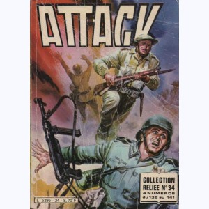 Attack (2ème Série Album) : n° 34, Recueil 34 (138, 139, 140, 141)