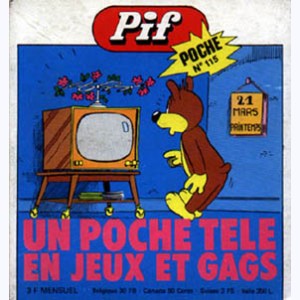 Pif Poche : n° 115, Un poche télé en jeux et gags