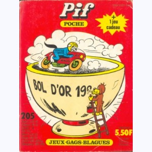 Pif Poche : n° 205, La moto ... un sport passionnant