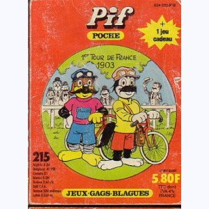Pif Poche : n° 215, Gags à vélo