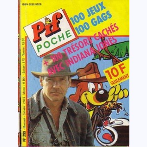 Pif Poche : n° 299, 100 Trésors cachés avec Indiana Jones