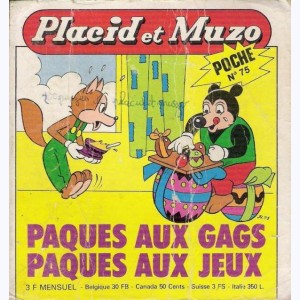 Placid et Muzo Poche : n° 75, Pâques aux gags Pâques aux jeux