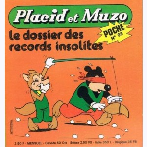 Placid et Muzo Poche : n° 93, Le dossier des records insolites