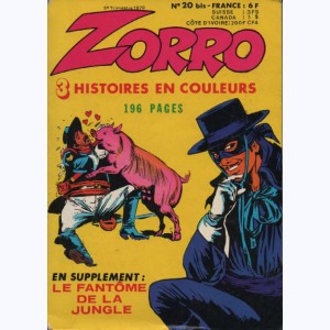 Zorro (5ème Série HS) : n° 20 bis, 20 bis