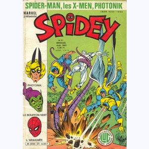 Spidey : n° 31, Les Mutants X-Men : Prisonniers du Moule Init.