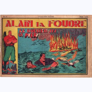 Collection Victoire (2ème Série) : n° 61, Alain la Foudre : Le bûcher sur la mer