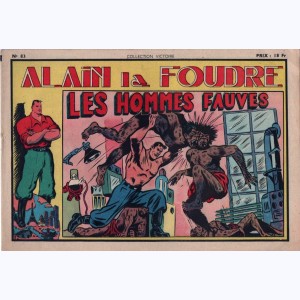 Collection Victoire (2ème Série) : n° 83, Alain la Foudre : Les hommes fauves