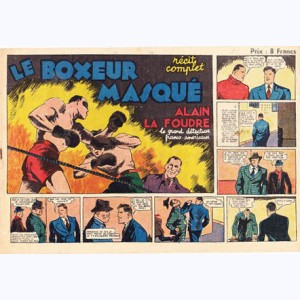 Collection à 8F : n° 13, Alain la Foudre - Le boxeur masqué