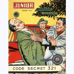 Junior Espionnage : n° 81, Code secret 321