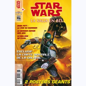 Star Wars - La Saga en BD : n° 4, Exclusif : la carte spatiale de la galaxie