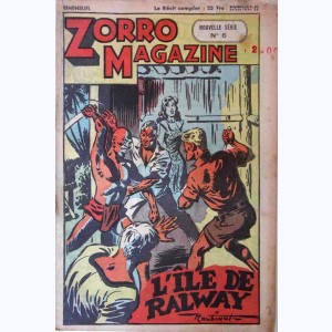 Zorro Magazine (2ème Série) : n° 6, L'île de Ralway (Louis Bertrand)