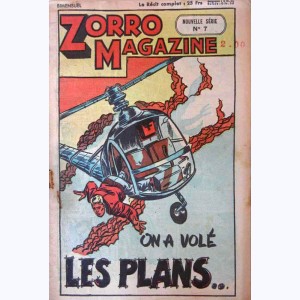 Zorro Magazine (2ème Série) : n° 7, On a volé les plans ... (William)