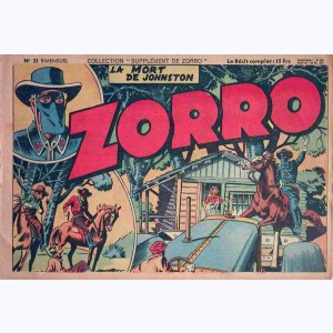 Jeudi Magazine - Supplément de Zorro : n° 21, Zorro - La mort de Johnston