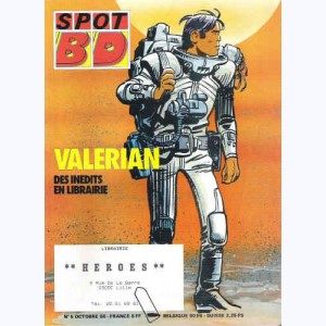 Spot BD : n° 5, Valérian - Des inédits en librairie