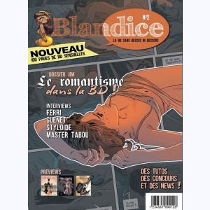 Blandice : n° 2, Dossier Jim - Le romantisme dans la BD !