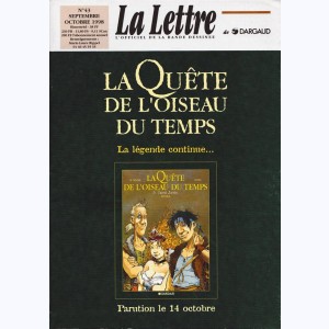 La Lettre, l'officiel de la bande dessinée : n° 43