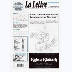 La Lettre, l'officiel de la bande dessinée : n° 44