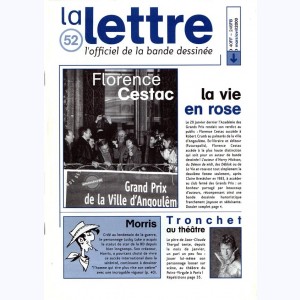 La Lettre, l'officiel de la bande dessinée : n° 52