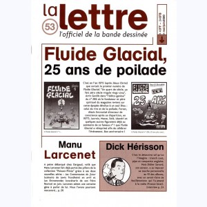 La Lettre, l'officiel de la bande dessinée : n° 53