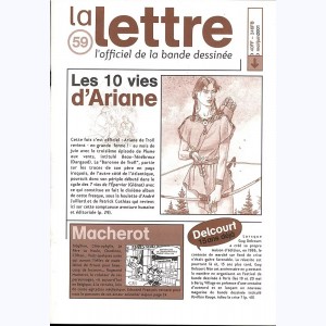 La Lettre, l'officiel de la bande dessinée : n° 59