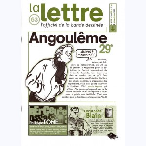 La Lettre, l'officiel de la bande dessinée : n° 63