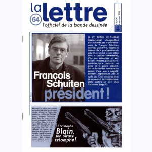 La Lettre, l'officiel de la bande dessinée : n° 64