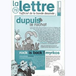 La Lettre, l'officiel de la bande dessinée : n° 79