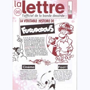 La Lettre, l'officiel de la bande dessinée : n° 96