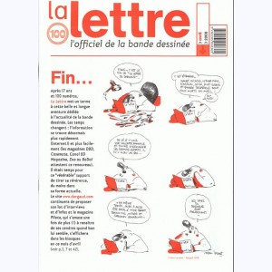 La Lettre, l'officiel de la bande dessinée : n° 100