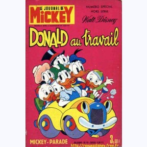 Mickey Parade : n° 23, 1029 : Donald au travail