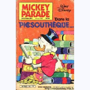 Mickey Parade (2ème Série) : n° 14, Dans la Picsouthèque ...