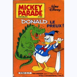 Mickey Parade (2ème Série) : n° 25, Donald le preux !