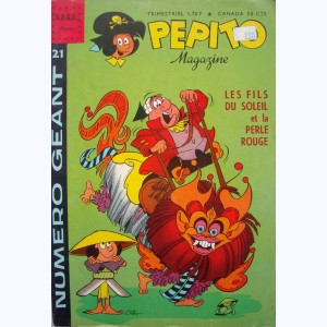 Pépito (3ème Série) : n° 21, Géant : Les fils du soleil et la perle rouge
