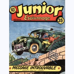Junior Espionnage : n° 63, Message introuvable (R-13)