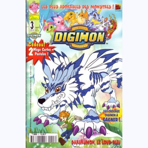 Digimon : n° 3, Garurumon, le loup bleu