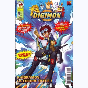 Digimon : n° 21, Raidramon, la foudre bleue !