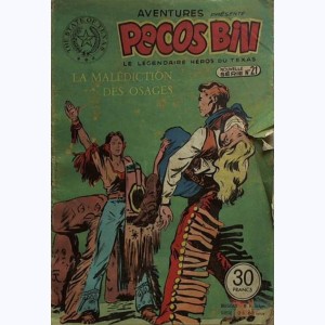 Pecos Bill (1ère Série) : n° 21 de 1951, La malédiction des Osages