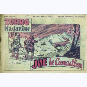 Zorro Magazine : n° 14, Joé le canadien