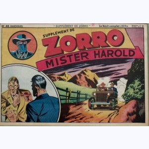 Jeudi Magazine - Supplément de Zorro : n° 40, Mister Harold (O'Brien)